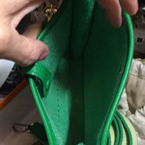 NIB Hermes Mini Evelyne TPM Bambou Crossbody Bag - Picture 8 of 8